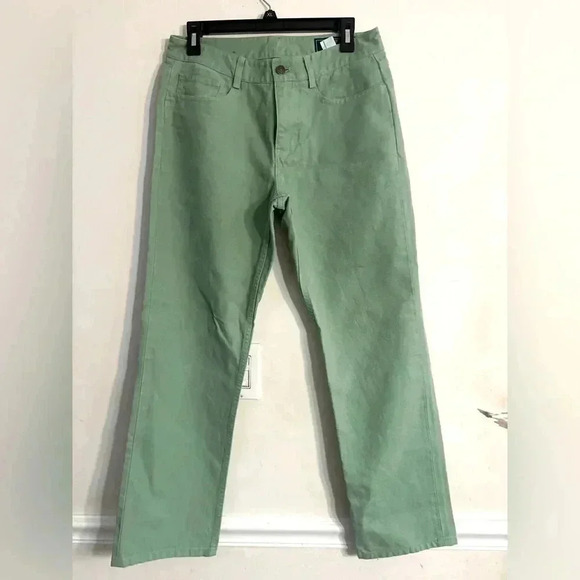 VINEYARD VINES high rise denim pants size  30 x 30 green sage color - Picture 1 of 3